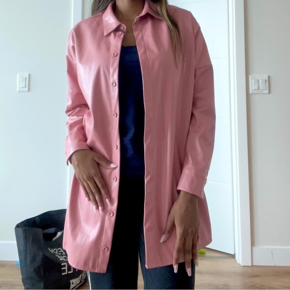 Missguided Faux-Leather Jacket - Picture 1 of 2